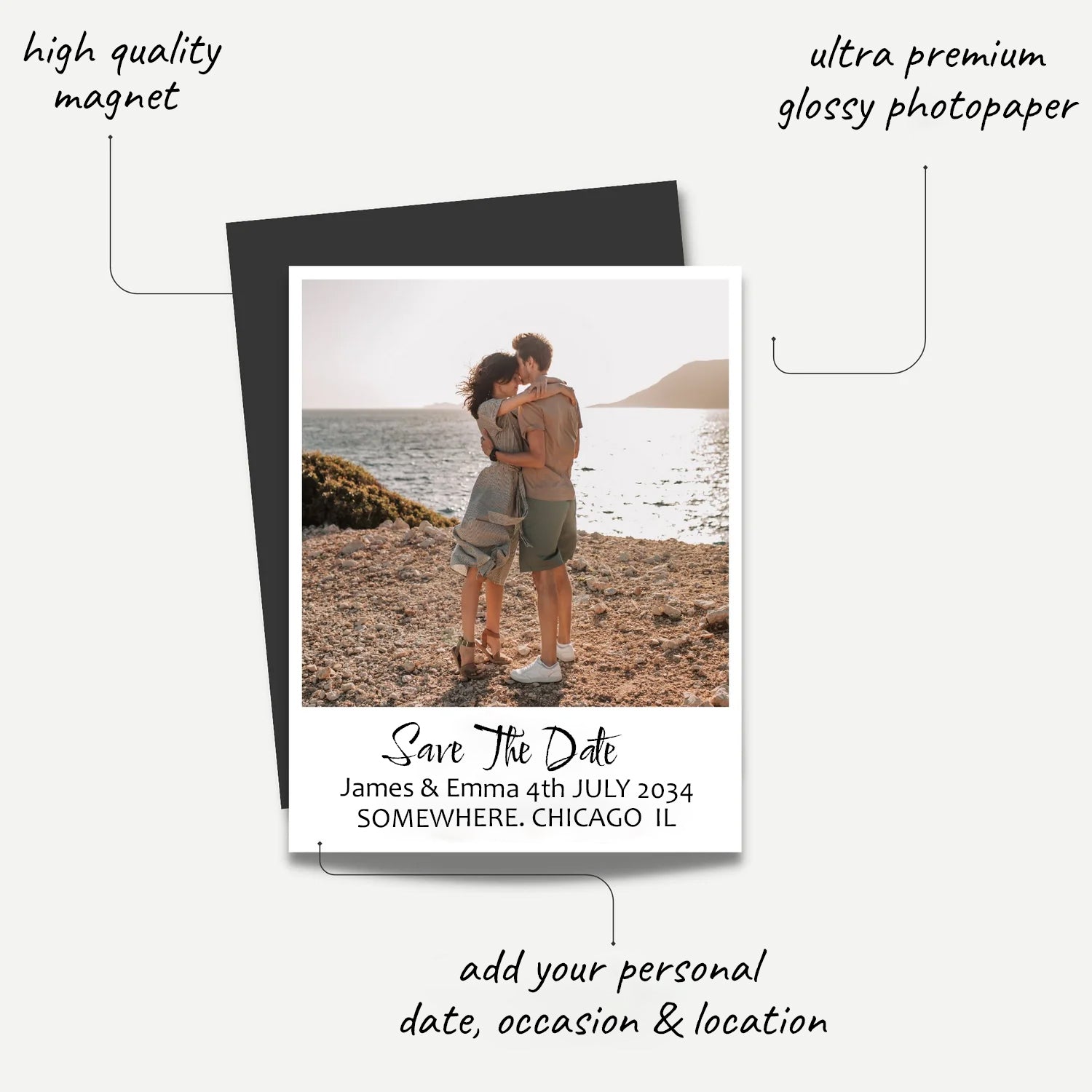 Save The Date Magnets - 2.75x3.5 inch
